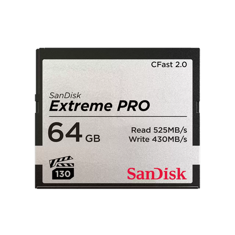SanDisk Extreme PRO CFast 2.0 Memory Card 64GB