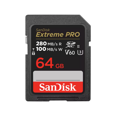 SanDisk Extreme PRO SDXC™ UHS-II Card 64GB