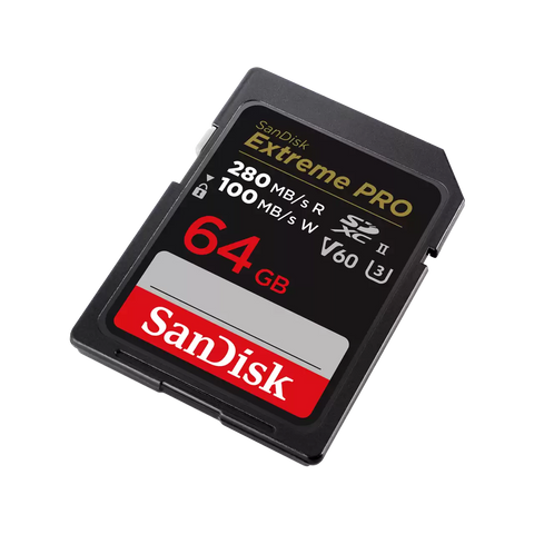 SanDisk Extreme PRO SDXC™ UHS-II Card 64GB
