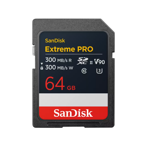 SanDisk Extreme PRO SD UHS-II Card (V90) 64GB