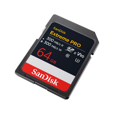 SanDisk Extreme PRO SD UHS-II Card (V90) 64GB