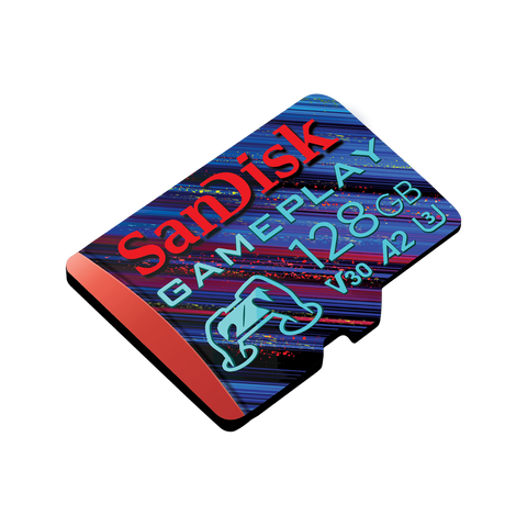 SanDisk GamePlay microSD™ Card for Mobile and Handheld Console Gaming 128GB