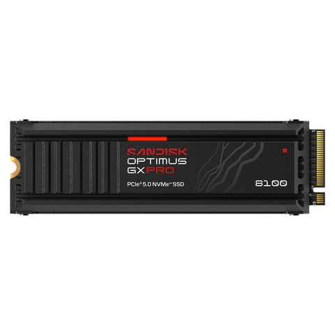 SANDISK Optimus GX PRO 8100 NVMe™ SSD 1TB, With Heatsink