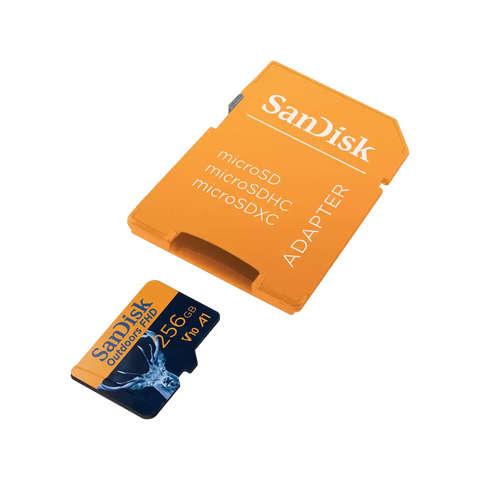 SanDisk Outdoors FHD microSDHC/XC UHS-I Memory Card with Adapter-Single-32GB-