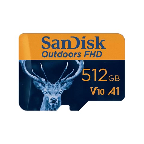 SanDisk Outdoors FHD microSDHC/XC UHS-I Memory Card with Adapter-Single-32GB-