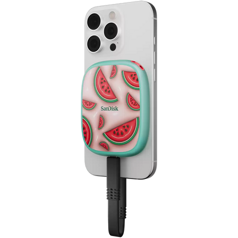 SANDISK Phone SSD - Compatible with MagSafe - Watermelon 1TB