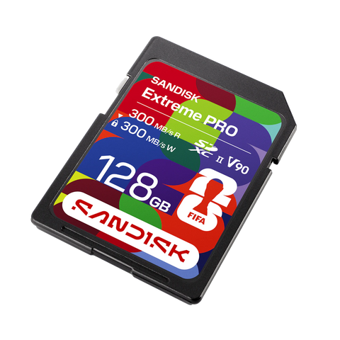 SANDISK SD UHS-II Card: FIFA World Cup 2026™ Edition 128GB