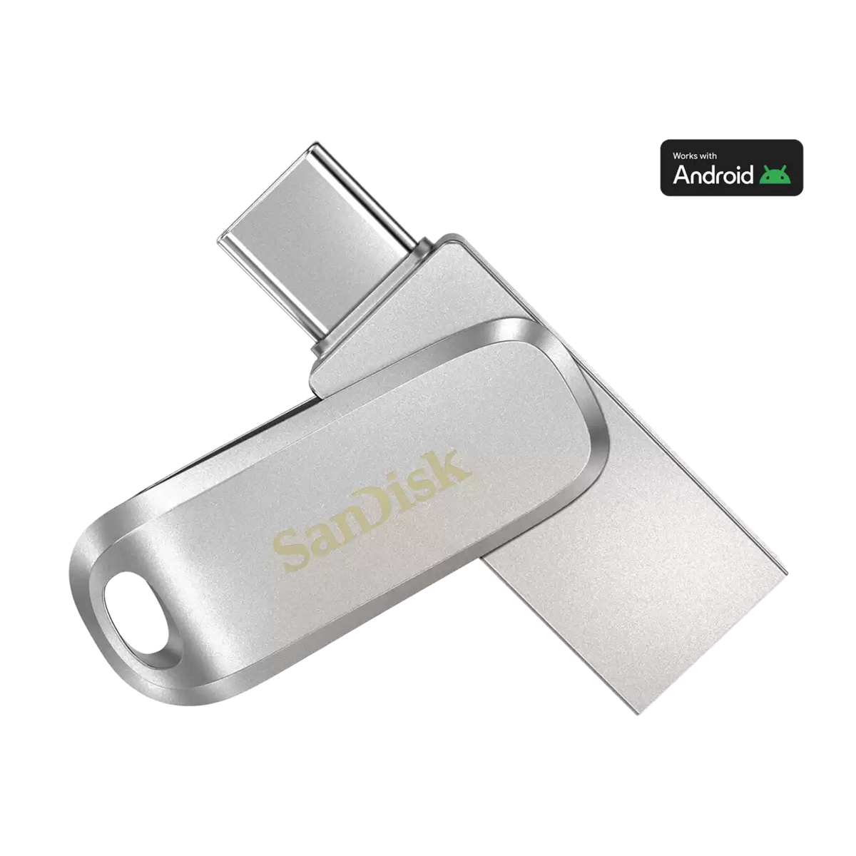 SanDisk Ultra Dual Drive Luxe USB Type-C™ Flash Drive 32GB, Silver