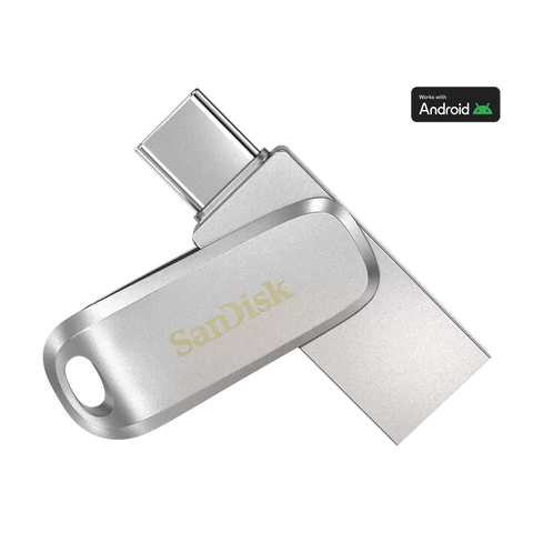 SanDisk Ultra Dual Drive Luxe USB Type-C™ Flash Drive 32GB, Silver