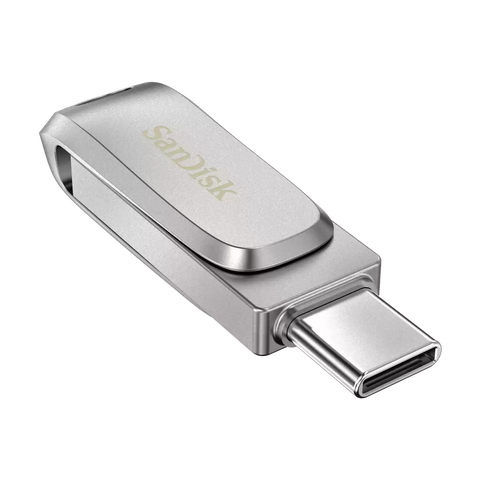 SanDisk Ultra Dual Drive Luxe USB Type-C™ Flash Drive 32GB, Silver