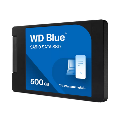 WD Blue SA510 SATA SSD 2.5”/7mm Cased 500GB