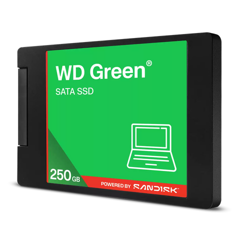 WD Green SATA SSD 2.5"/7mm cased 250GB