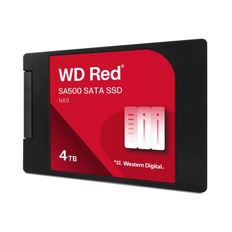 Clearance - WD Red SA500 NAS SATA SSD 2.5”/7mm Cased 4TB