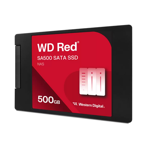 WD Red SA500 NAS SATA SSD 2.5”/7mm Cased 500GB