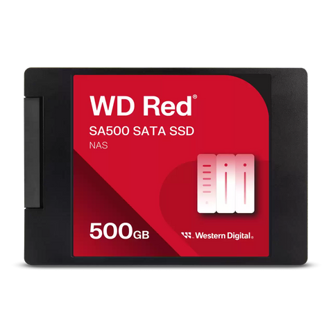 WD Red SA500 NAS SATA SSD 2.5”/7mm Cased 500GB